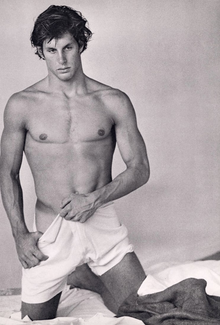 BRUCE WEBER - Jeff: Artist: BRUCE WEBER Print Title: Jeff Printing Date: 1980s Medium: Sheet-fed photogravure, edition of 5000 Printed in: Japan Image Size approx.: 8 x 10” Additional Information: COA included Rese