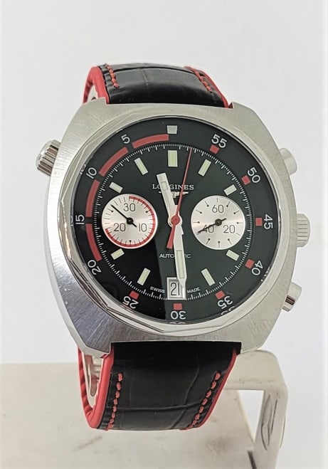 Mens LONGINES HERITAGE DIVER Automatic Chronograph Watch L2.796.4* EXLNT (1 of 5)