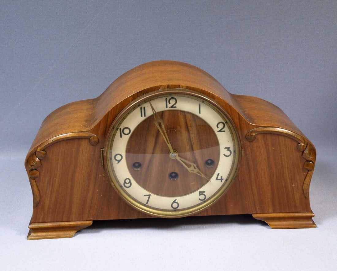 SOLAR FHS Movement Germany Shelf MANTLE WESTMINSTER CLOCK WORKS (1 of 12)