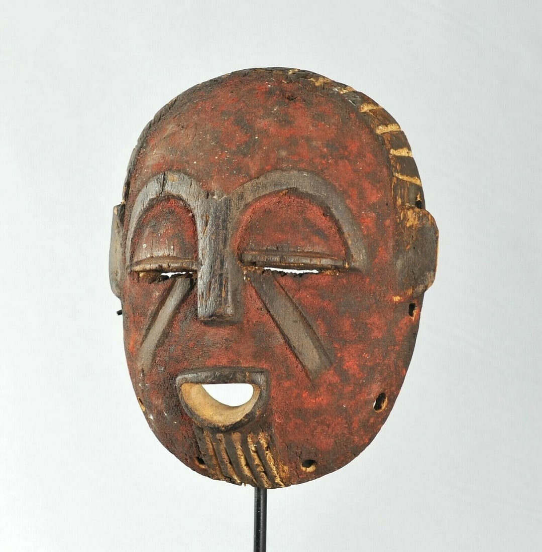 Rare MBOLE BAMBOLE Mask Congo Rdc Zaire Kongo African Tribal Art 1311 (1 of 11)
