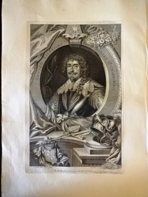 1743 Two Large Fine Houbraken Engravings (1 of 3)