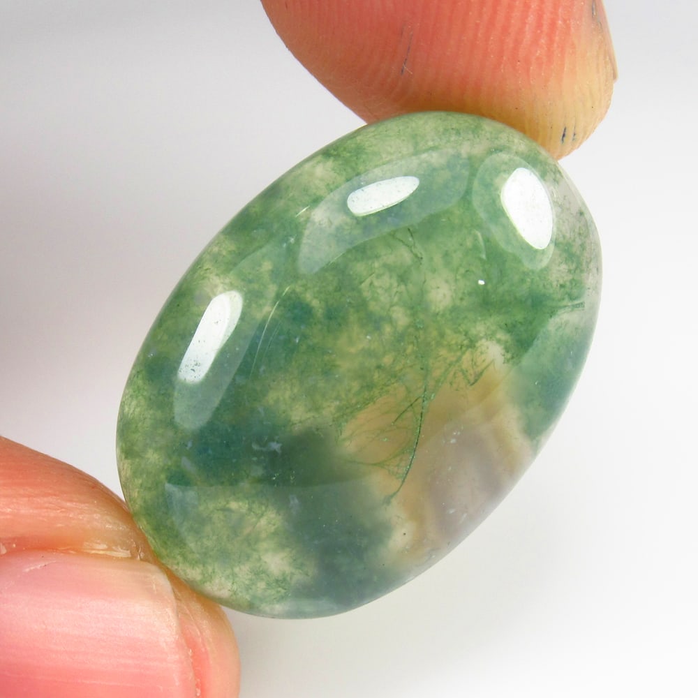 Natural Moss Agate - 18.60 Ct (1 of 2)