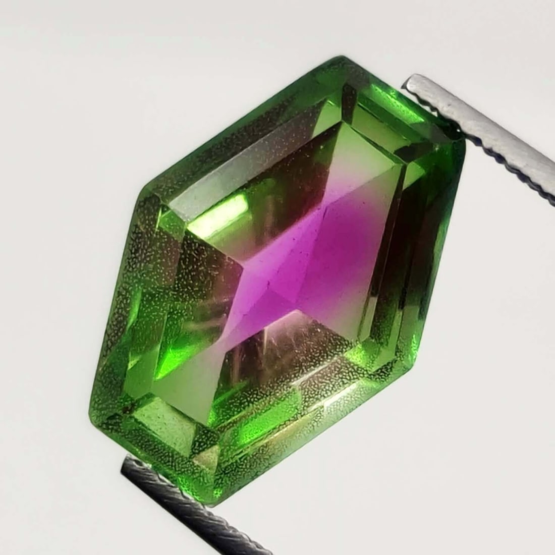 5.50 Ct "Beautiful" Watermelon Triplet Quartz Fancy Cut (1 of 2)