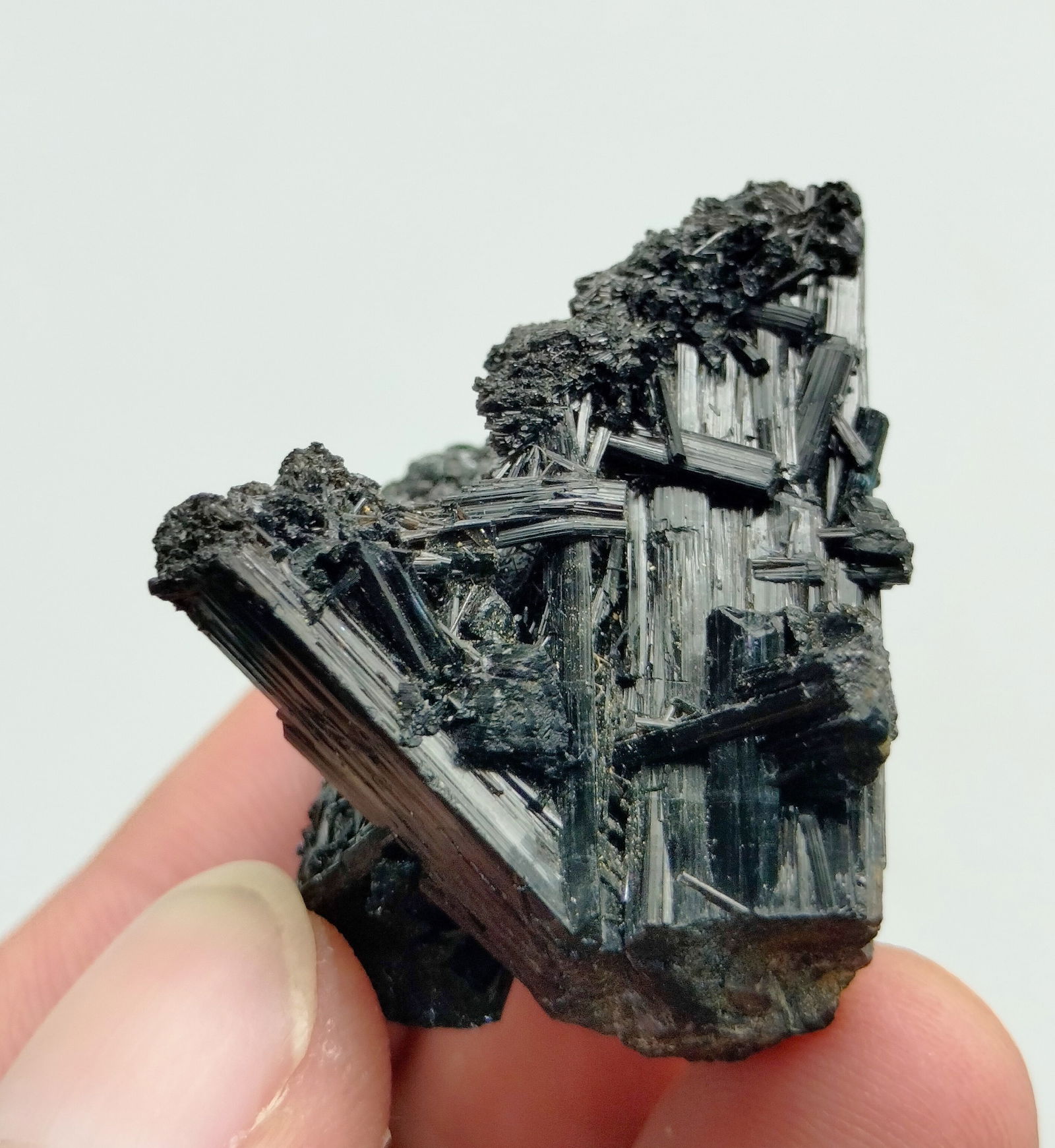 21 Gram Beautiful  Natural Rare Black Tourmaline Specimen (1 of 6)