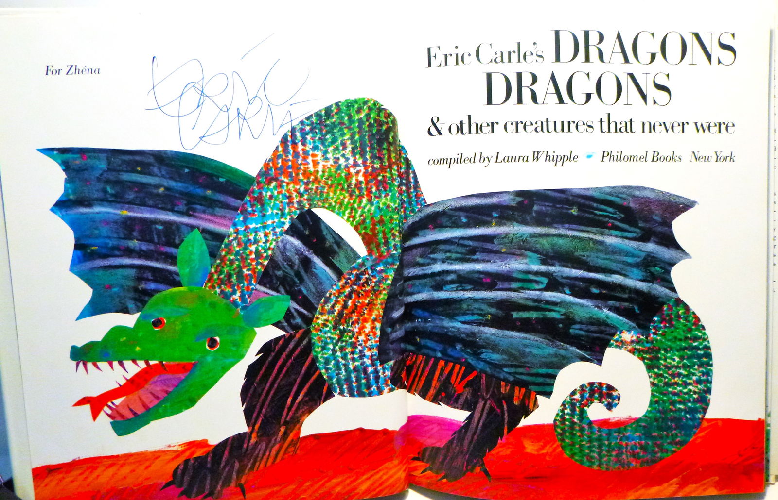 Eric Carle's - Dragons, Dragons - signed 1st edition (1 of 7)
