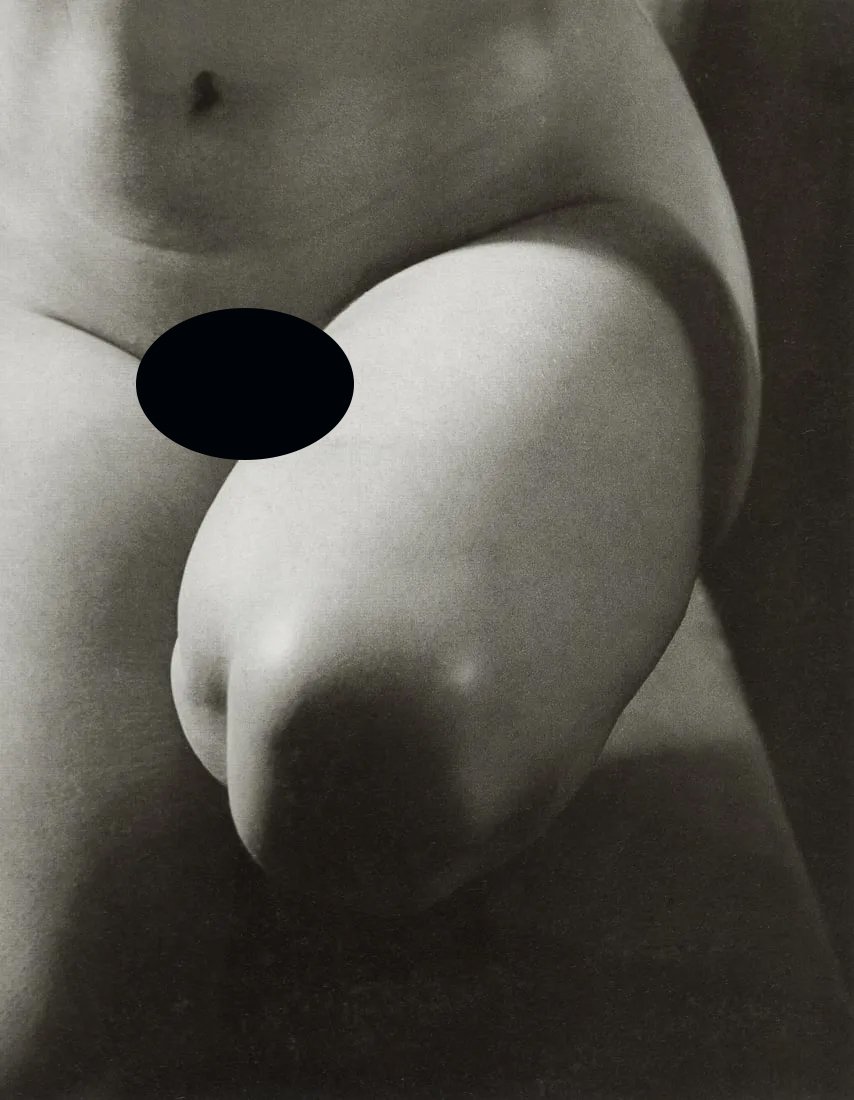 BRASSAI - Female Figure, 1934: Artist: Brassai Title: Female Figure, 1934 Medium: Photo Litho, 2000, Italy Dimensions: 6.15x7.9" Description: Heat Wax Mounted on 8.5x11" Conservation Board Artist Bio: Brassai was a Hungarian-French