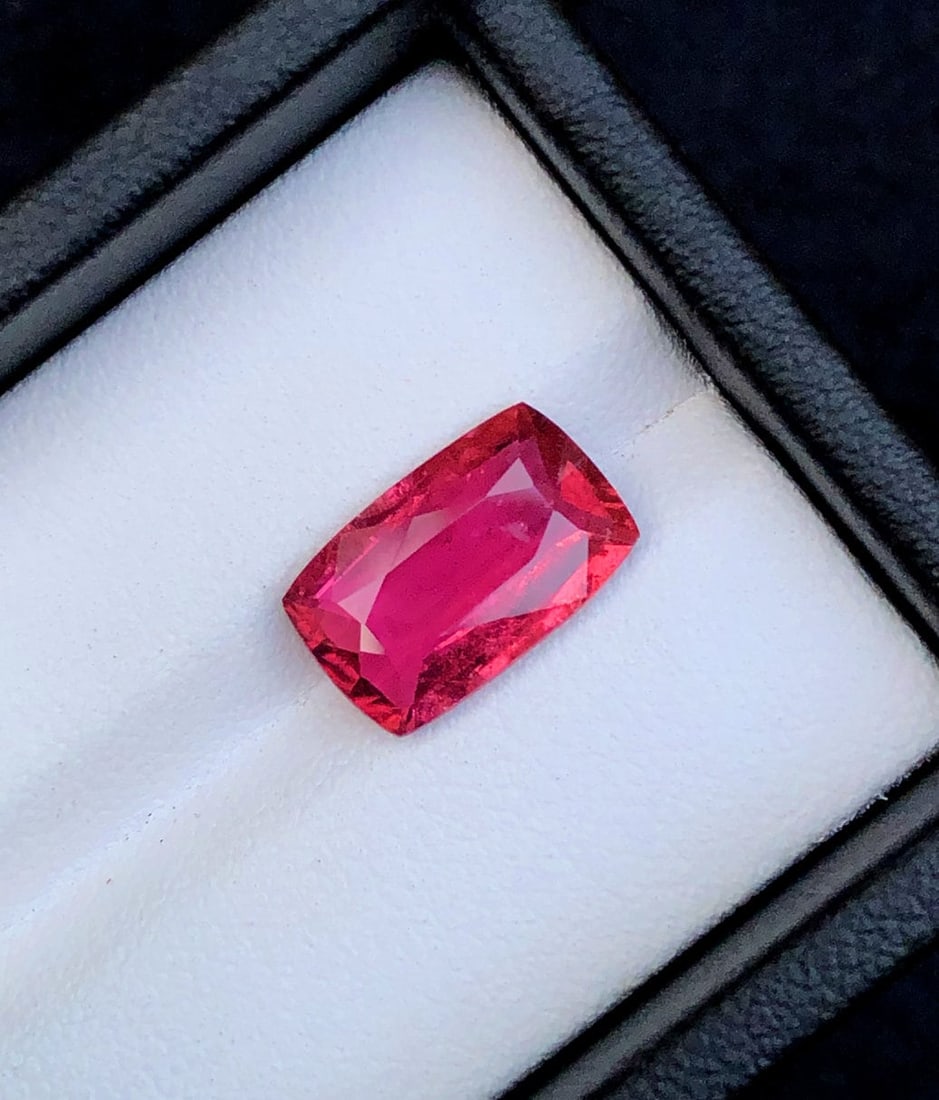 Octagon Cut Rubelite Tourmaline Gemstone, Tourmaline Ring, Gift For Her, Loose Gemstone, Gemstone (1 of 4)