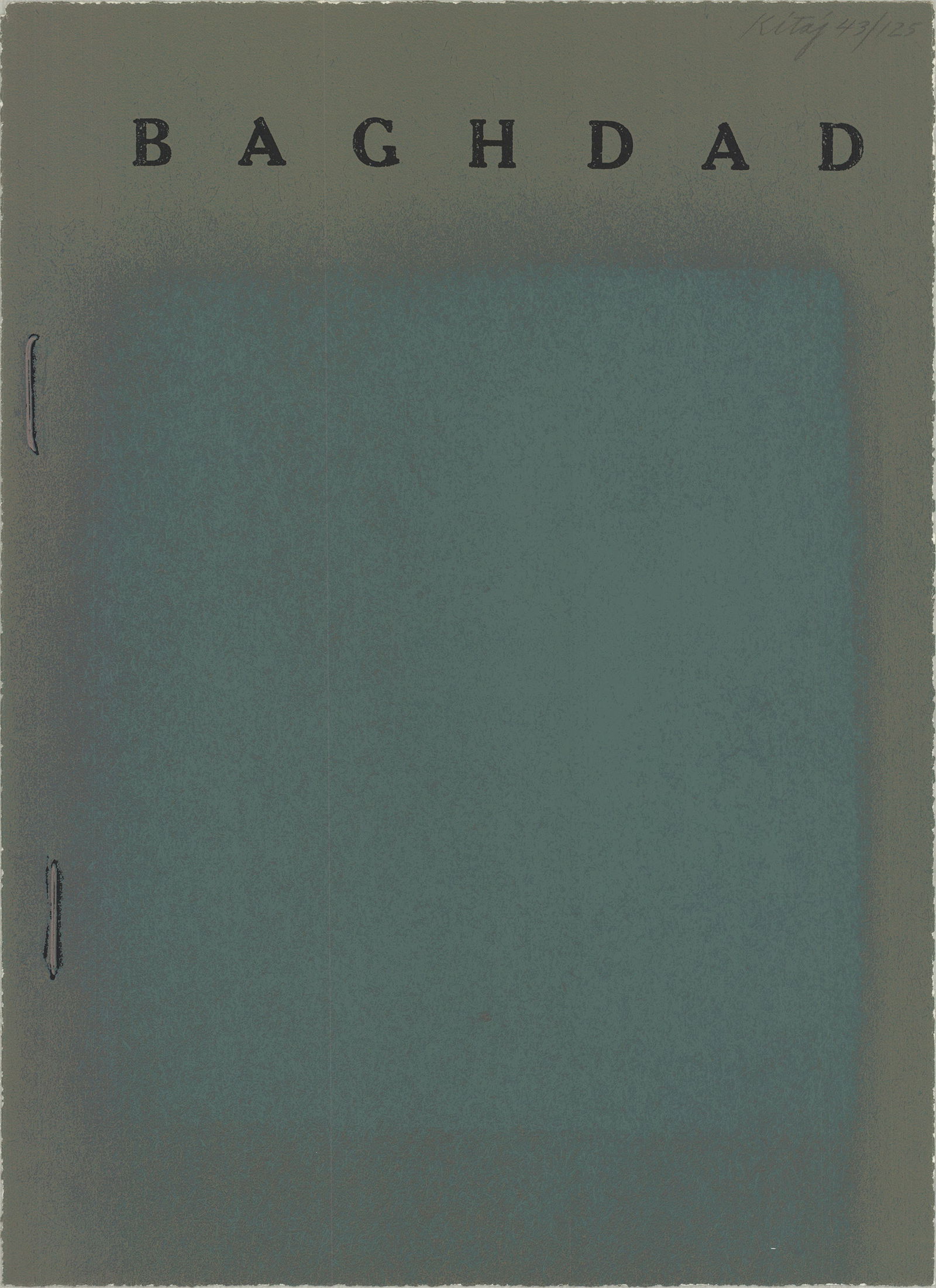 R.B. Kitaj - Baghdad - 1972 Serigraph - SIGNED 20" x 14.5" (1 of 5)