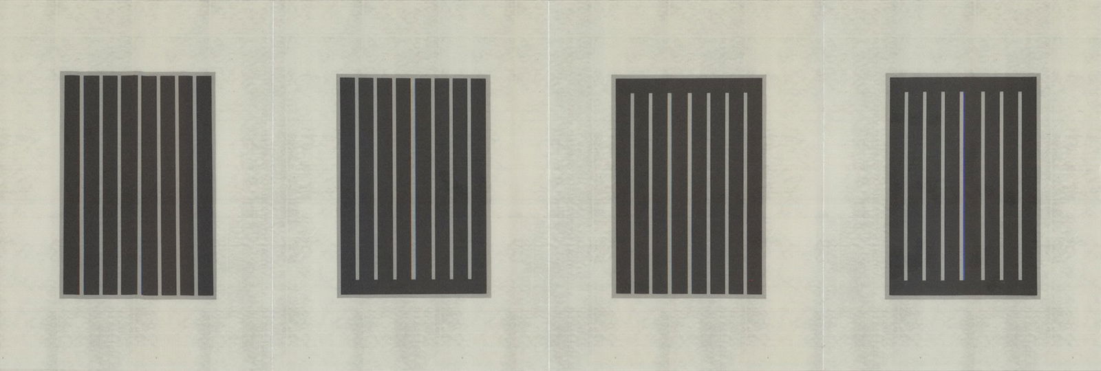 Donald Judd - Untitled, 1993-94 - 1994 17" x 5.75": Artist: Donald Judd Title: Untitled, 1993-94 Description: "Untitled, 1993-94" by Donald Judd, 1994 Postcard. Paper size is 17 x 5.75 inches, with an image size of 17 x 5.75 inches. The Postcard is fro