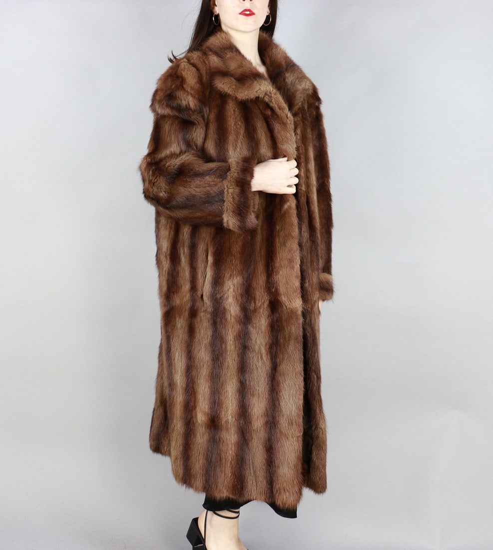 BROWN MINK FUR COAT EU: L; US: 16 (1 of 11)