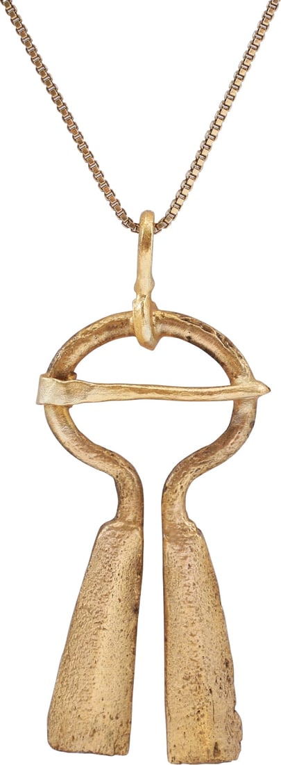 FINE VIKING PROTECTIVE BROOCH 900-1050 AD (1 of 4)