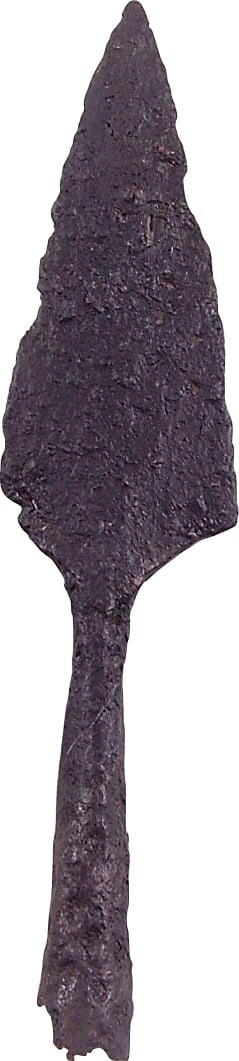 VIKING RAIDERâ€™S SOCKETED ARROWHEAD C.850-1050 AD (1 of 3)