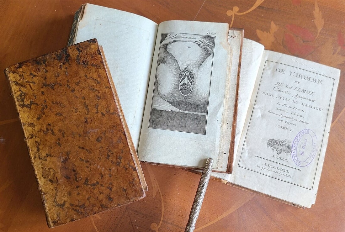 1773 OBSTETRICS 3 volumes ILLUSTRATED antique De L'Homme Et De La Femme (1 of 12)