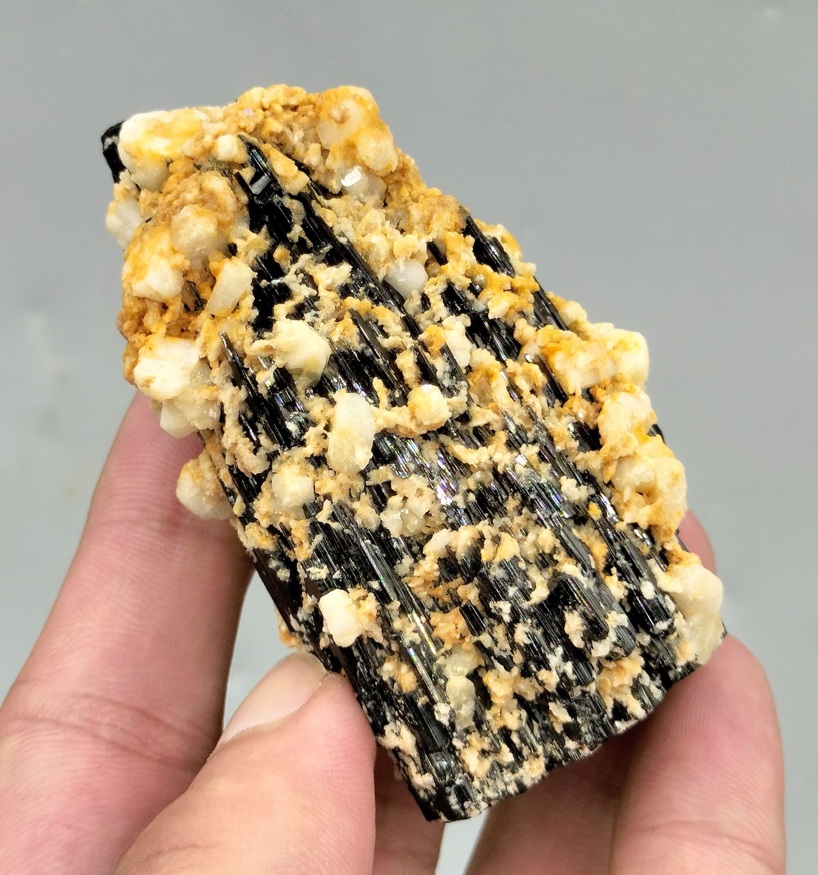 109 Gram Beautiful Extremely Rare Natural Bunch Of Tourmaline Specimen~ (1 of 4)