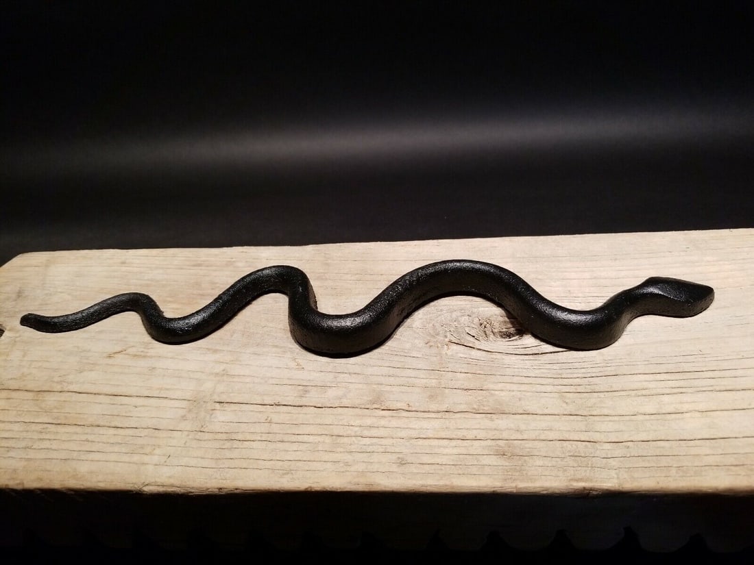Cast Iron Snake Good Luck Charm (1 of 12)