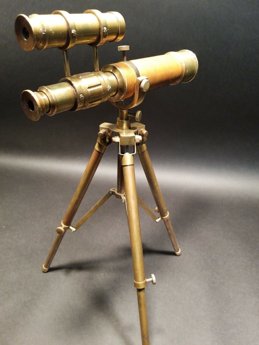 Brass Telescope & Brass Tripod (1 of 12)