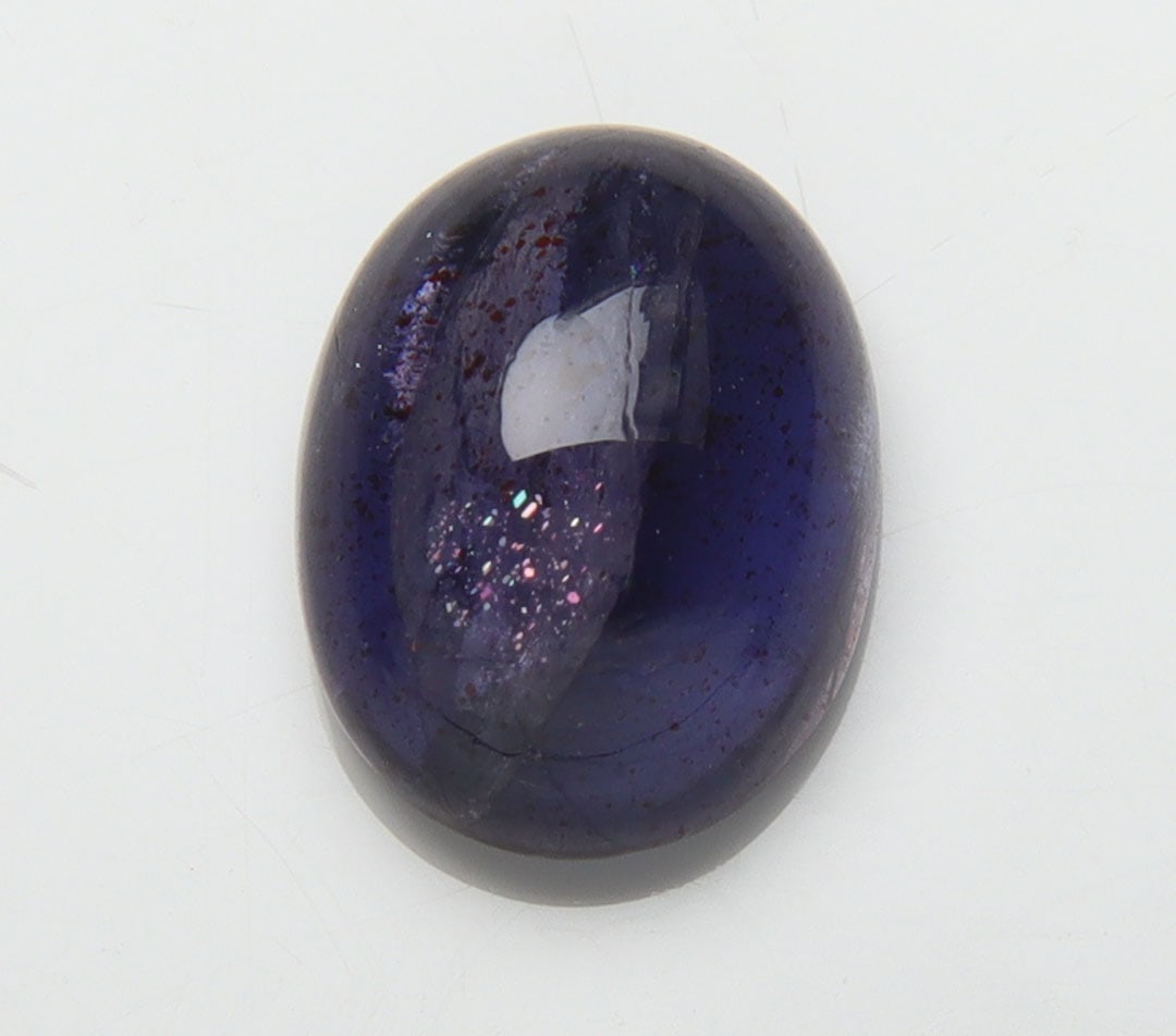 Marvellous " Natural Iolite Violet " 2.04 Cts Natural Iolite: No Reserve! Title: Marvellous " Natural Iolite Violet " 2.04 Cts Natural Iolite Additional Info: Gemstone : Natural Iolite Shape and cut : Oval Cabochan Weight : 2.04 carats Measurements : 9.53x7.25x4