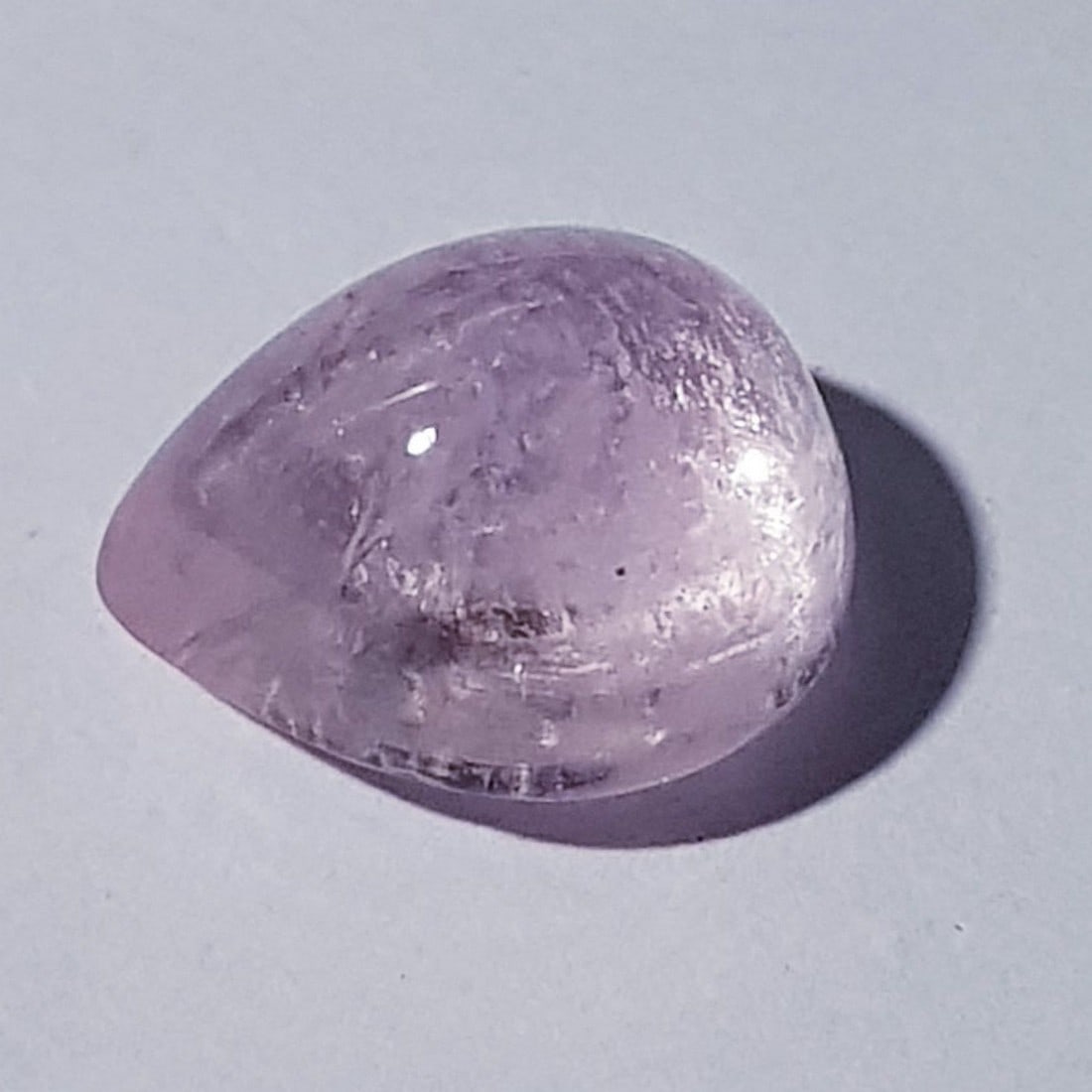 5.35 Ctz Natural Pink Morganite Cabochon: No Reserve! Title: 5.35 Ctz Natural Pink Morganite Cabochon Color/Clarity: Pink / Si Gemstone: Morganite Carat Weights: 5.35 Size: 12.00 x 10.00 x 7.00 Additional Information: Pear - Brazil Shipping: