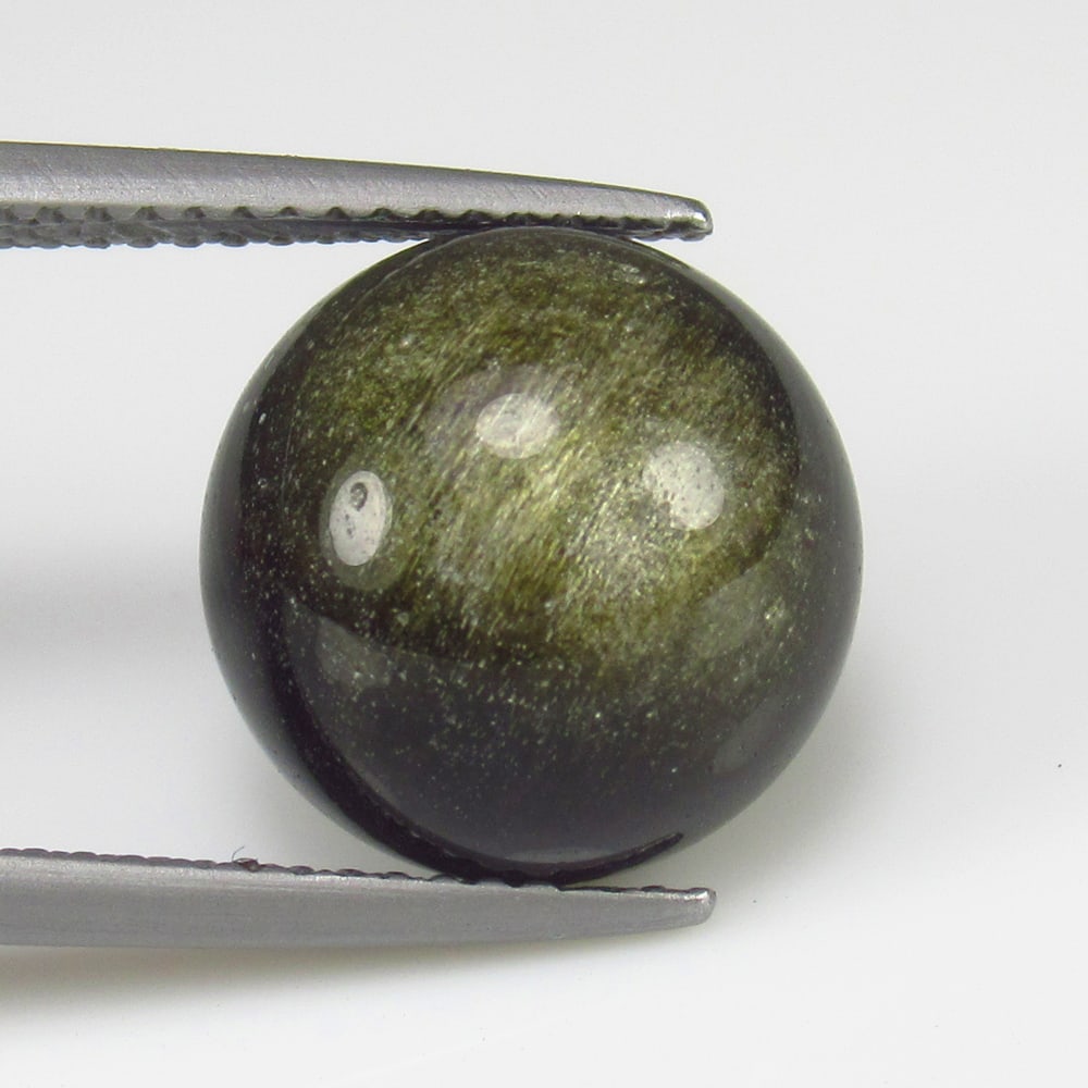 5.51 Ct - Natural Obsidian: No Reserve! Title: 5.51 Ct - Natural Obsidian Description: Gemstone Gemstone: Obsidian Carat: 5.51 Size/Dimension:12.0 x 12.0 x 5.8 mm Shipping: Domestic: Flat-rate of $7.00 to anywhere within the con