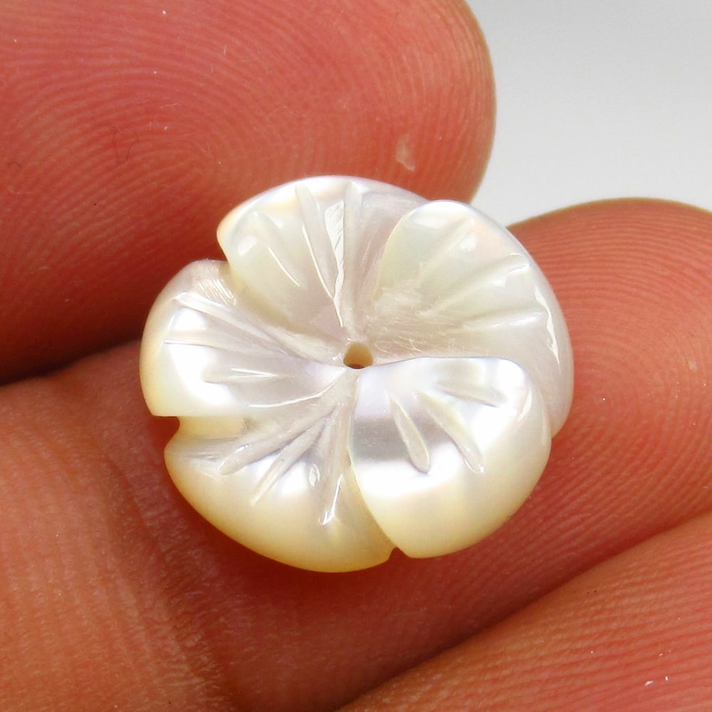 Natural Shell Carving- 4.95 Ct (1 of 2)