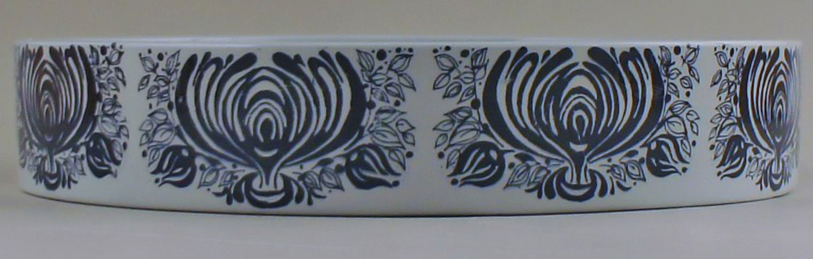 Bjorn Wiinblad, bowl, woman with flowers, earthenware. (1 of 4)