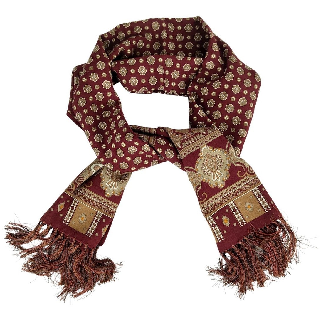 CHRISTIAN DIOR Men's scarf in wool and silk (1 of 4)