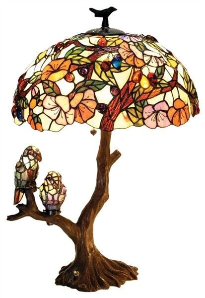 29" Tiffany Style Stained Glass Table Lamp (1 of 2)