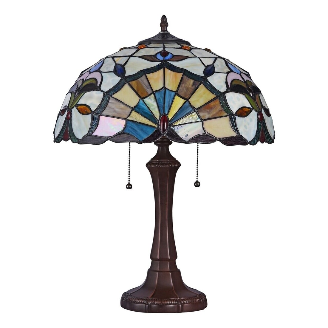 22" Stained Glass Table Lamp (1 of 4)