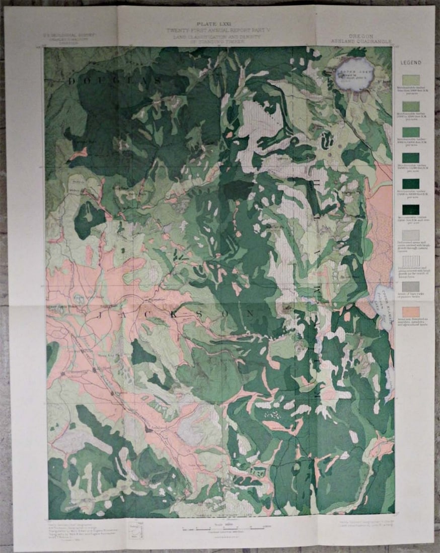 Oregon Ashland Quadrangle (1 of 2)