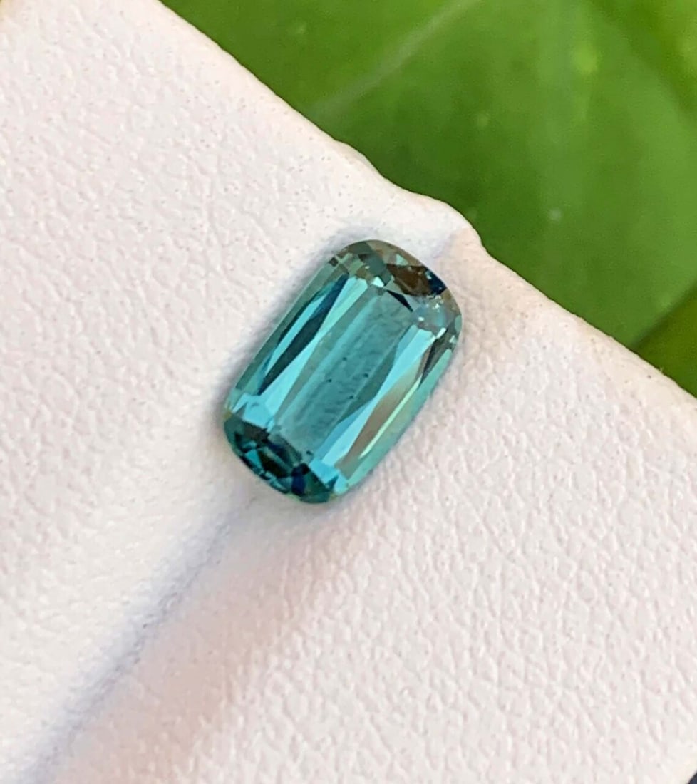Fountain Blue Tourmaline Gemstone, Tourmaline Gemstone For Sale , Cushion Shape Tourmaline For (1 of 6)