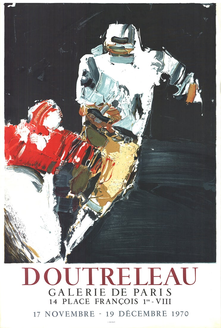 Pierre Doutreleau - Galerie de Paris - 1970 Lithograph 30.25" x 20.5" (1 of 3)