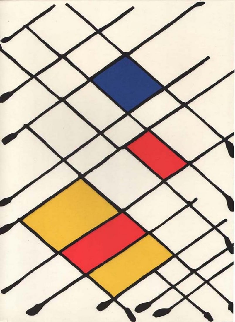 Alexander Calder Lithograph DM09156 Derriere le Miroir 1966 (1 of 1)