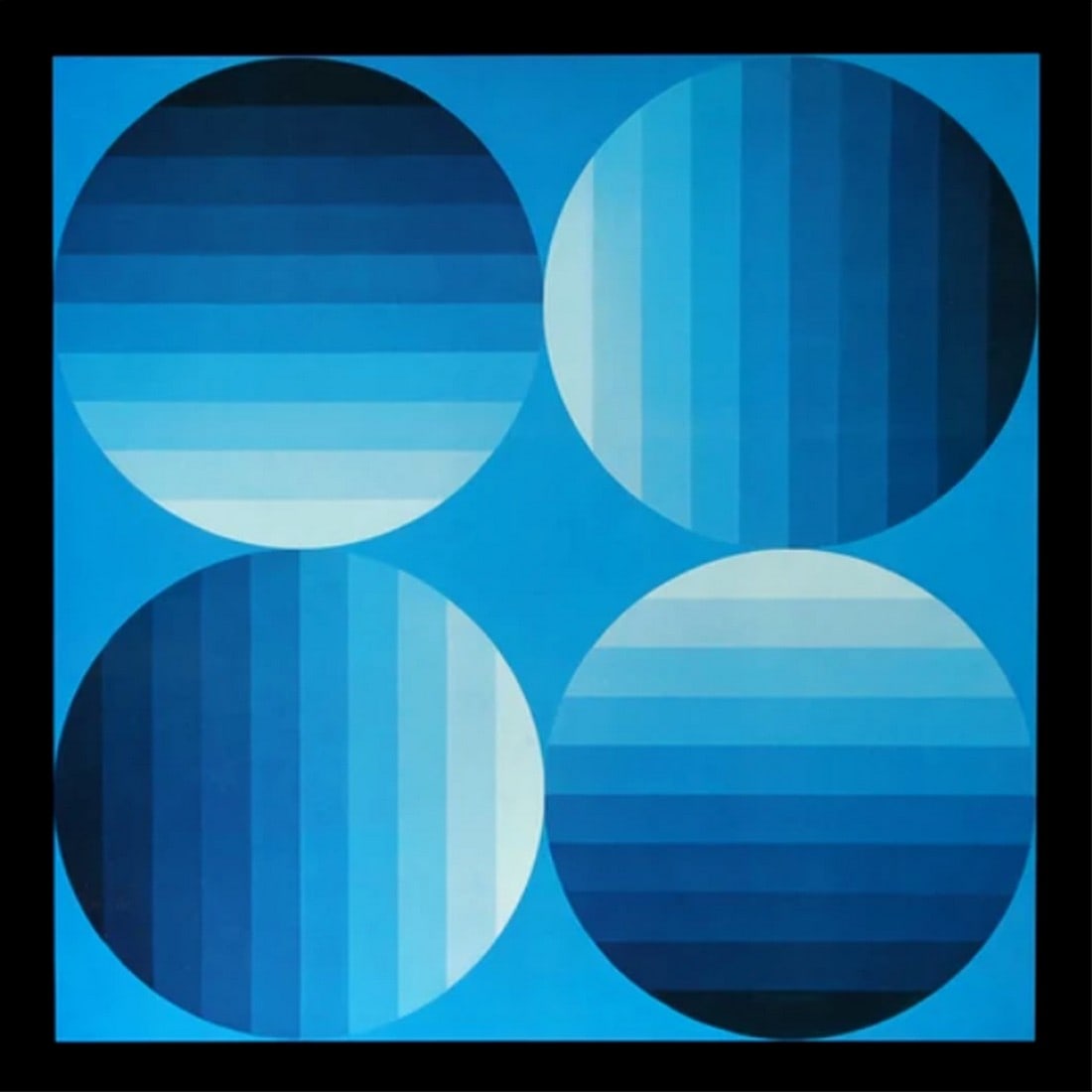 1972 Victor Vasarely Progression 2-8 (1 of 1)