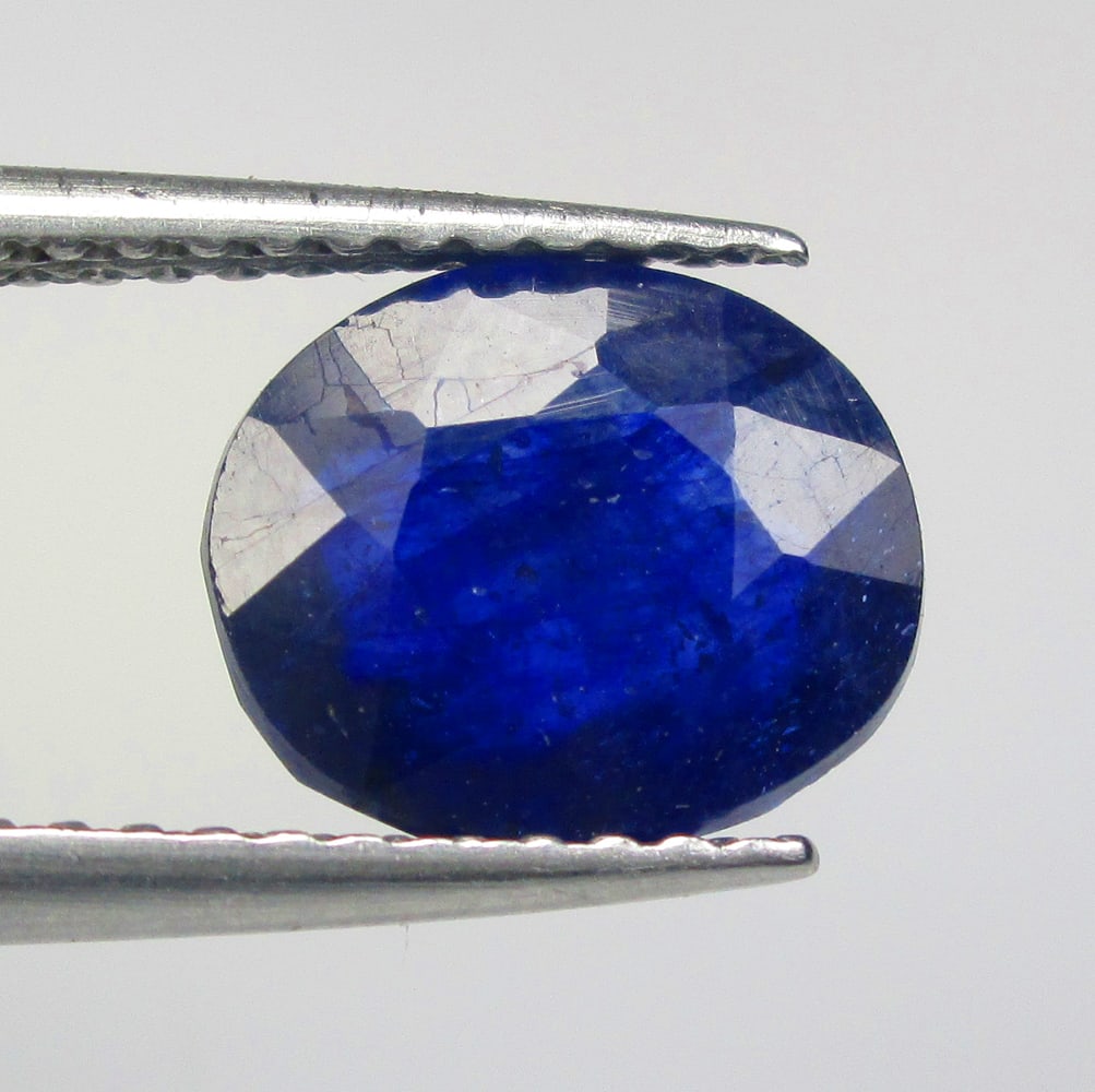 2.67 Ctw Diffusion Sapphire Oval Cut (1 of 2)