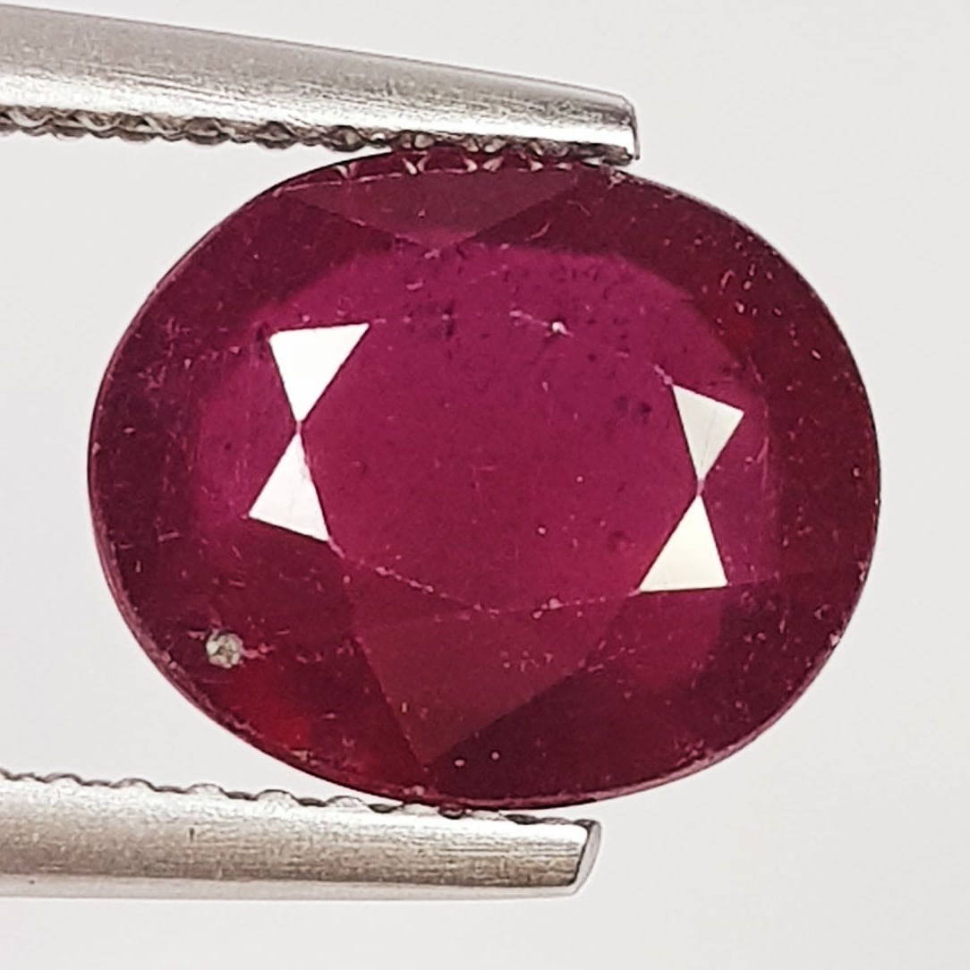 3.19 Ctz Top Quality Gem Natural Red Ruby (1 of 4)