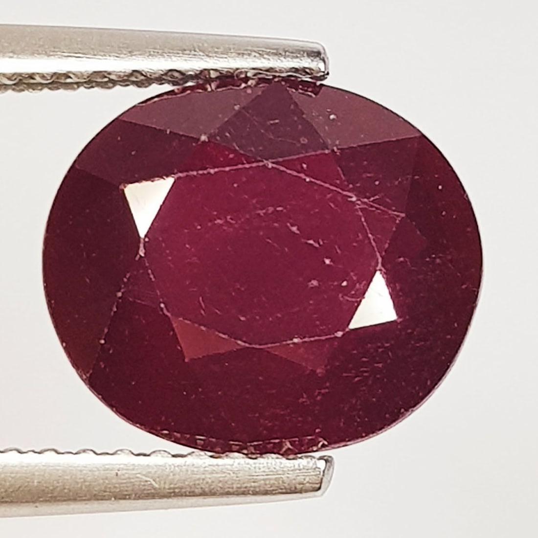 5.31 Ctz Top Quality Gem Natural Pinkish Red Ruby (1 of 4)