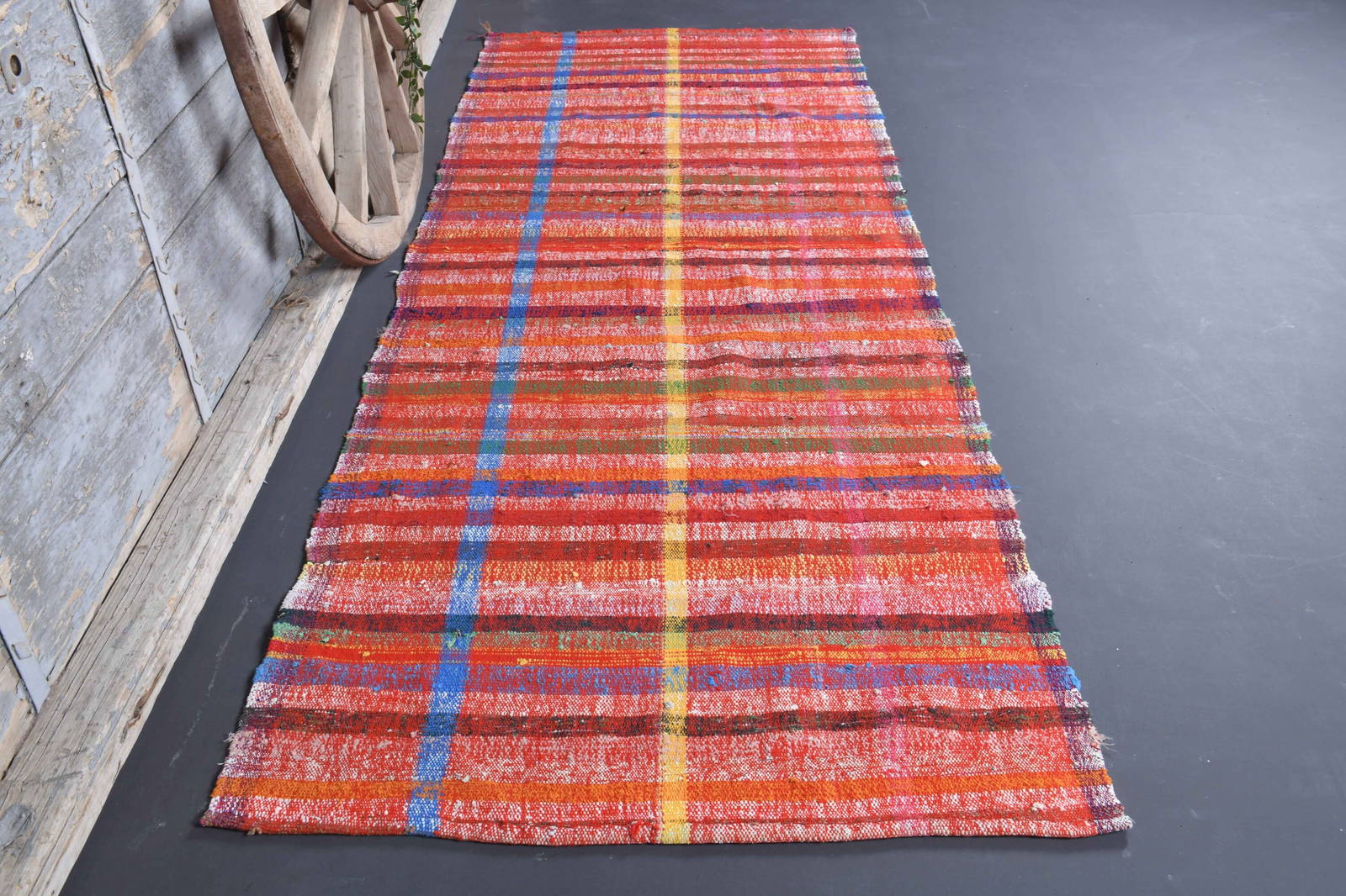 Turkish Kilim Handmade Wool Cotton Rug 1970s Auction