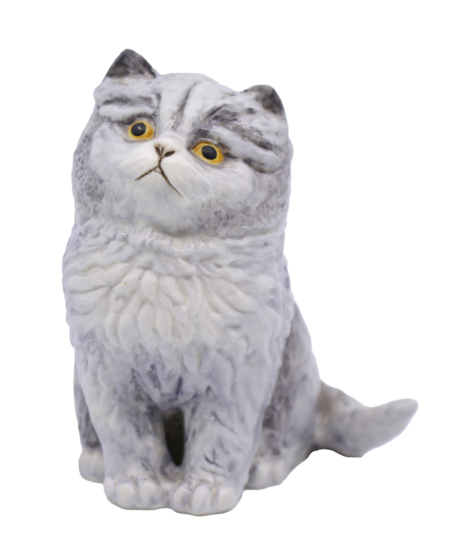 Royal Worcester Blue Persian: Royal Worcester Blue Persian Royal Worcester, Made in England 1978 Blue Persians from the Kittens series Height: 10 cm / 4 in Royal Worcester black backstamp Very good condition. No chips, cracks or r