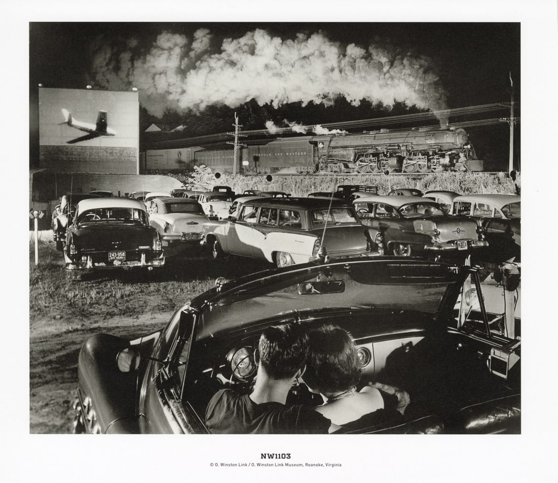 O. WINSTON LINK - Hot Shot Eastbound at Iaeger Drive-in, West Virginia (1 of 1)