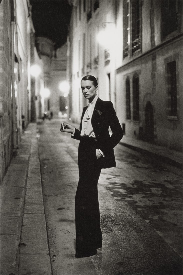 HELMUT NEWTON - Vogue Paris, Paris, 1975: Artist: Helmut Newton Title: Vogue Paris, Paris, 1975 Medium: Photo Litho, 2012, Italy Dimensions: 7.95x11.95" Description: Heat Wax Mounted on 12x16" Conservation Board Artist Bio: Helmut Newton (192