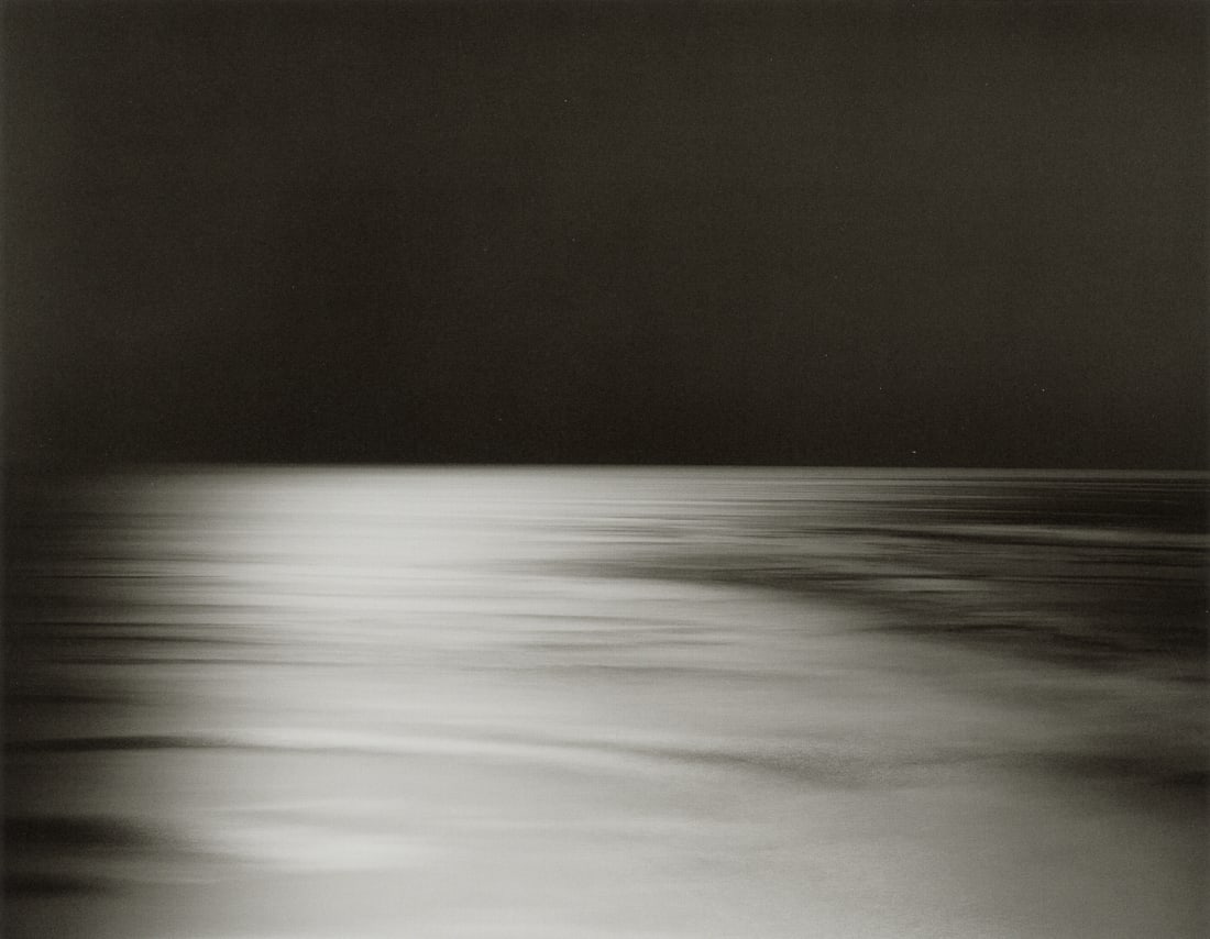 HIROSHI SUGIMOTO - Bay of Sagami, Atami, 1997: Artist: Hiroshi Sugimoto Title: Bay of Sagami, Atami, 1997 (Neg. #502) Medium: Photo Litho, 2019, Italy Dimensions: 8.45x6.6" Description: Heat Wax Mounted on 8.5x11" Conservation Board Artist Bio: Hi