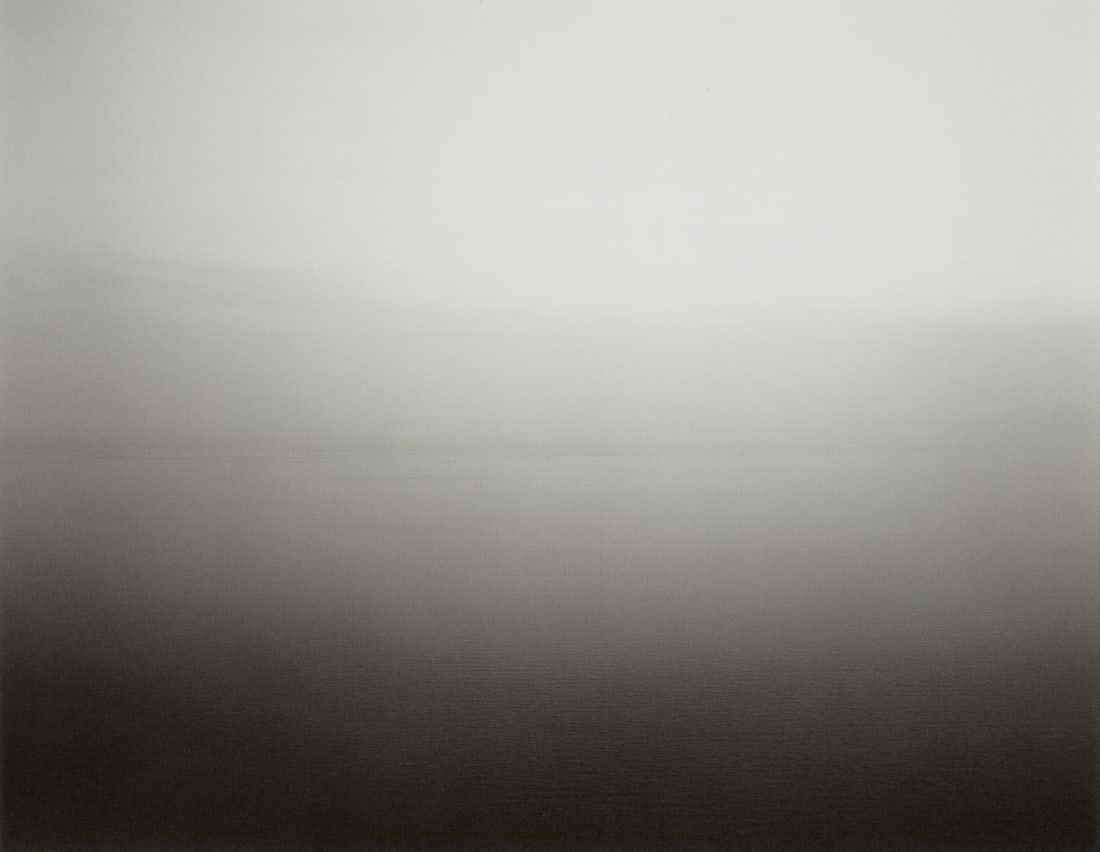 HIROSHI SUGIMOTO - Mediterranean Sea, Cassis, 1989: Artist: Hiroshi Sugimoto Title: Mediterranean Sea, Cassis, 1989 (Neg. #322) Medium: Photo Litho, 2019, Italy Dimensions: 8.45x6.55" Description: Heat Wax Mounted on 8.5x11" Conservation Board Artist B