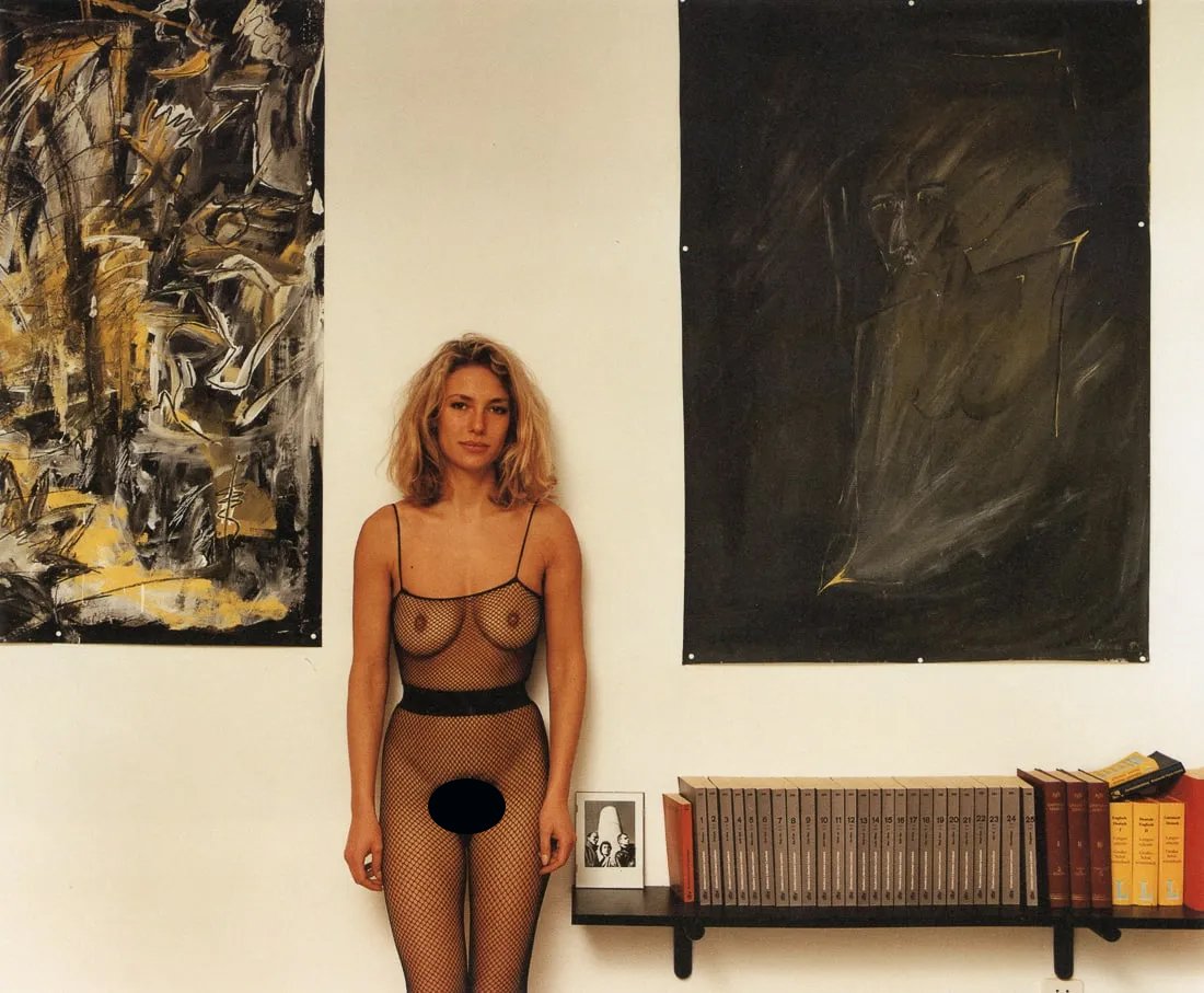 CHRISTIAN VOGT - From the "Bei Sich" Series, 1986: Artist: Christian Vogt Title: From the "Bei Sich" Series, 1986 Medium: Photo Litho, 1992, Japan Dimensions: 8.4x6.95" Description: Heat Wax Mounted on 8.5x11" Conservation Board Artist Bio: Born in 19