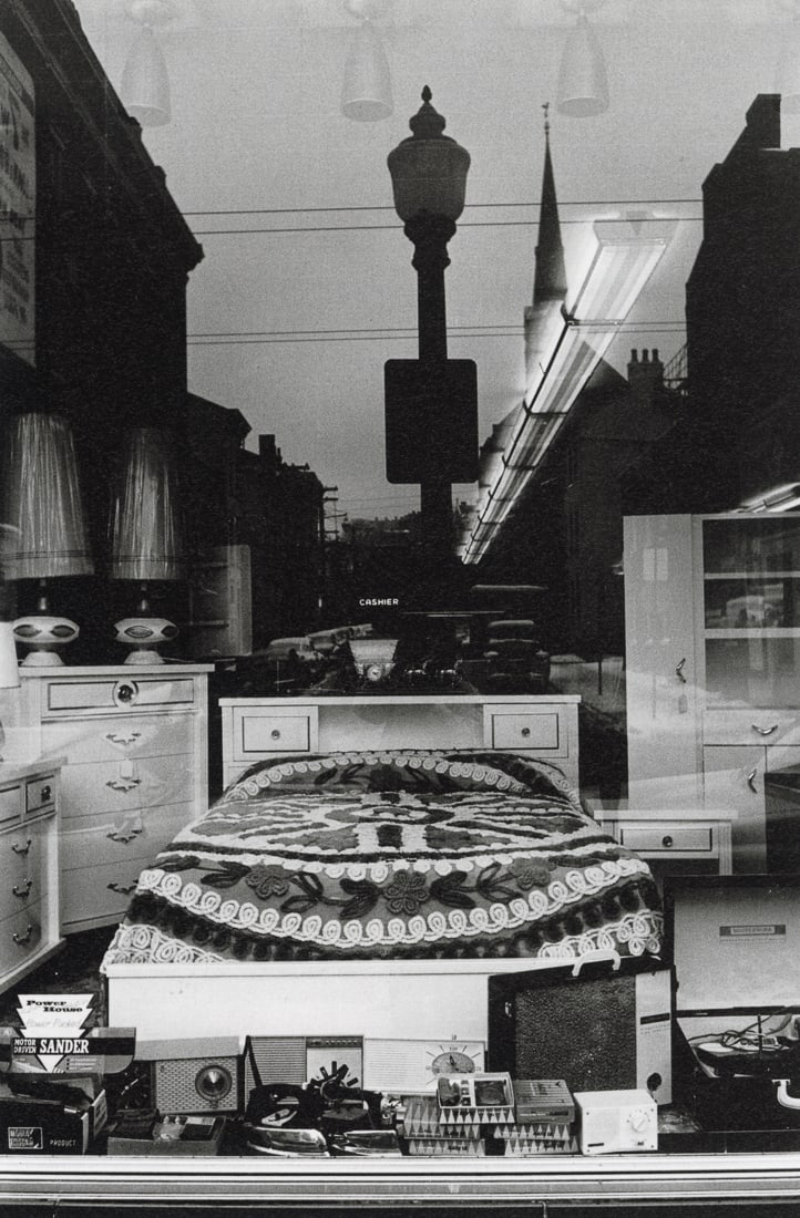 LEE FRIEDLANDER - Cincinnati, Ohio, 1963: Artist: Lee Friedlander Title: Cincinnati, Ohio, 1963 Medium: Photo Litho, 2000, Germany Dimensions: 5.9x9" Description: Heat Wax Mounted on 8.5x11" Conservation Board Artist Bio: Lee Friedlander (19