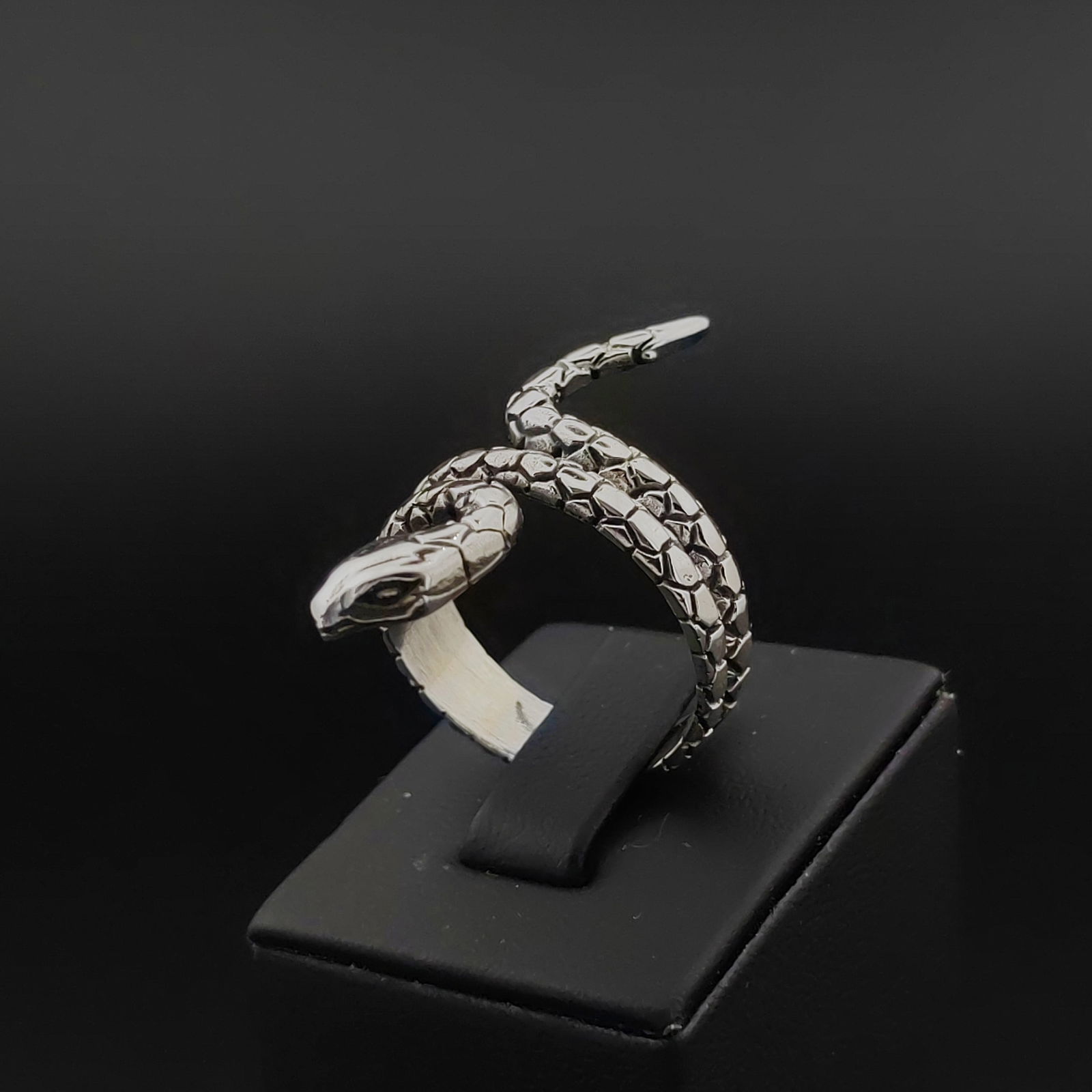 925 Silver Snake Ring,Ladies Ring (1 of 7)