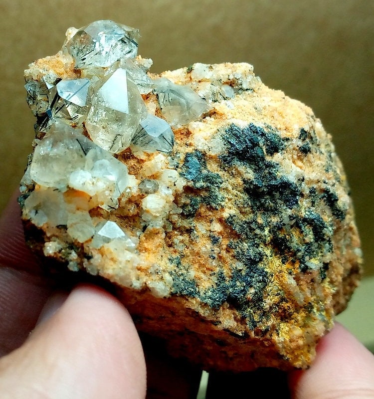 98 Grams Lovely Astrophyllite Quartz Specimen from Mohmand Agancy Fata Pakistan (1 of 6)