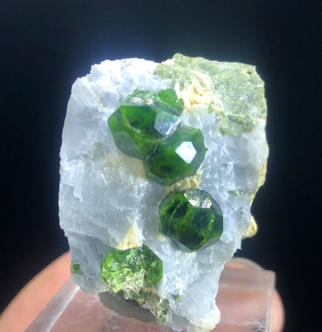 Demantoid Garnet, Green Garnet, Garnet Crystals, Garnet Stone, Raw Garnet, Mineral Specimen, Garnet (1 of 7)
