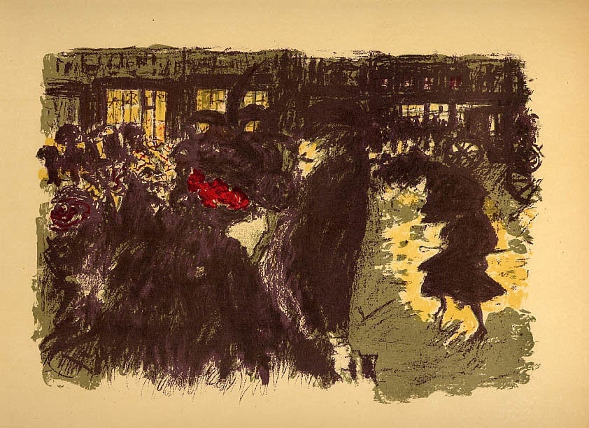 Bonnard Lithograph 119, Place le soir 1952 (1 of 1)