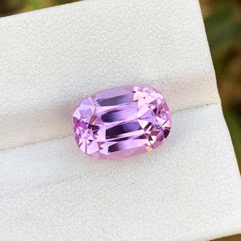 Lavender Pink Kunzite Loose Gemstone Ring Making, Natural Kunzite Gemstone, Faceted Kunzite Cut (1 of 6)