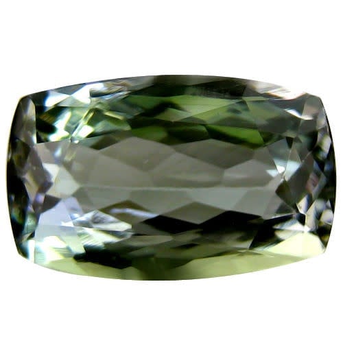 Natural Tanzanite 0.58ct Cushion AAA Greenish/Yellowish/Bluish/Silver VVS: Title: Natural Tanzanite 0.58ct Cushion AAA Greenish/Yellowish/Bluish/Silver VVS Description: 1 x Natural Tanzanite 0.58ct Cushion AAA Greenish/Yellowish/Bluish/Silver VVS - Shape: Cushion Cut - Weigh
